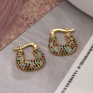 Zircon 18k Gold Plated Earrings