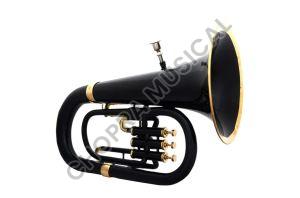 Three Valve Black Trumpet Euphonium