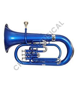 Three Valve Blue Trumpet Euphonium
