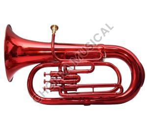 Three Valve Red Trumpet Euphonium