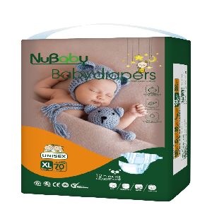 Nubaby Premium Baby Diaper (XL), 52 Count, above 13kg With 5 in 1 Comfort