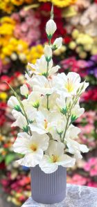 Artificial White Carnation Flower Arrangement