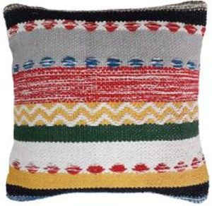 SEI-CU-1258 Multicolour Hand Woven Cushion
