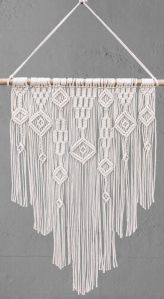SEI-WH-1530 White Handmade Wall Hangings
