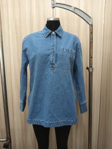 women denim shirts