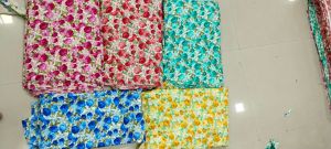 Crape printed fabric