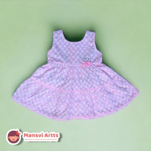 baby chikan cotton frock