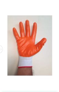 nitrile dipped gloves