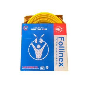 2.50mm Follinex Multistard Housing Wire 90mtr Yellow