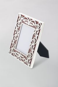 Silver-silver coated photoframe