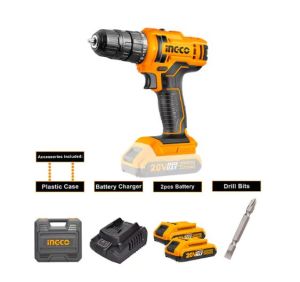 INGCO CDLI20028 20V CORDLESS DRILL SCREWDRIVER