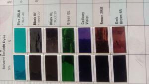 Solvent soluble dyes