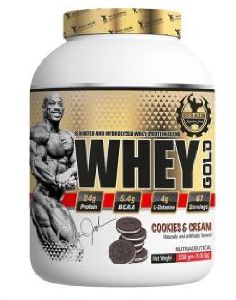 Dexter Jackson Whey Gold Isolate & Hydrolyzed Whey Protein Blend 5lbs 67 Servings