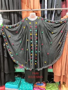Cotton Embroidery Abaya Burqa