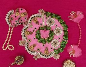 Cotton Pink Laddu Gopal Dress