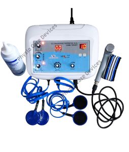 Portable Dual Channel TENS cum Ultrasonic therapy Machine light weight Abs plastic body