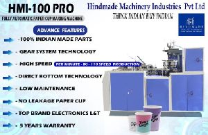 HMI-100 PRO paper glass making machine