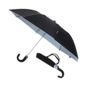 Polyester Black Folding Umbrella
