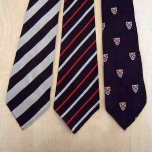 Printed Polyester College Tie