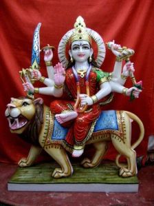 Marble Durga Statue