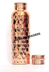 Rehman Traders Copper Bottle Mug and Glass, Shape : Round