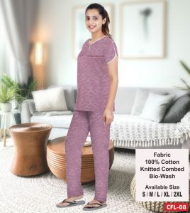 CFL-08 Ladies Printed Cotton Fashion Loungewear