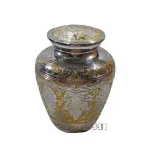 Cremation Urn for Ashes - Urns for Human Ashes Handmade Grapes Embossed Engraved Funeral Urn