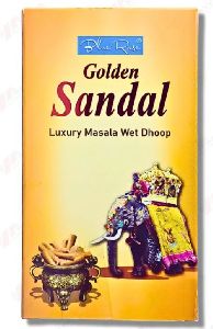 Golden Sandal Wet Dhoop 10 Sticks - Satya Agarbatti Store &amp;trade;