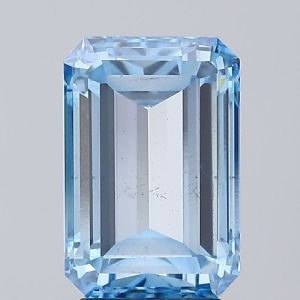 EMERALD 3.66ct FANCY INTENSE BLUE SI1 IGI 610319823 Lab Grown Diamond EC8919