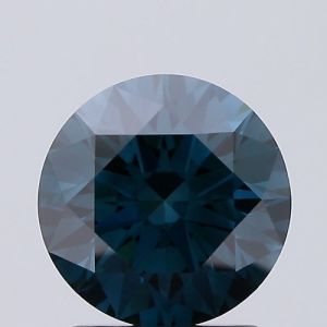 ROUND 1.87ct FANCY DEEP GREEN BLUE VS2 IGI 572328078 Lab Grown Diamond EC6054