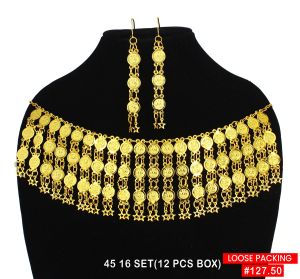 Brass Vintage Necklace Set
