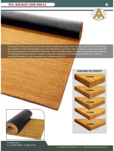 PVC Tufted coir rolls
