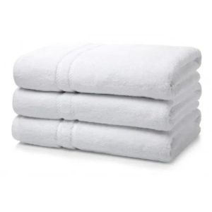 Plain White Cotton Towel