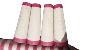 Pink Solide Textile Paper Cone
