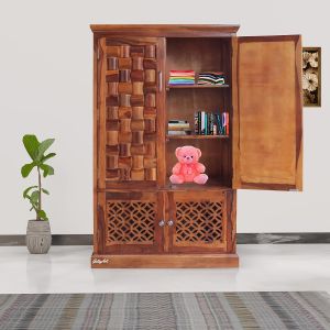 Sheesham Wood Niwar Wardrobe