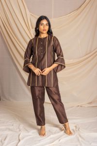 Ladies Brown Co-ord Set