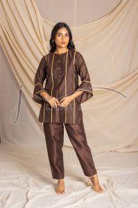 Ladies Brown Co-ord Set