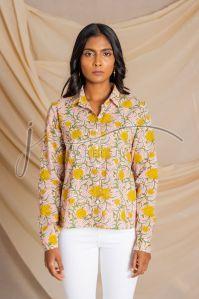 Ladies Floral Printed Shirt