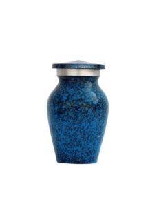 Blue Cremation Keepsake Small Urns for Human Ashes