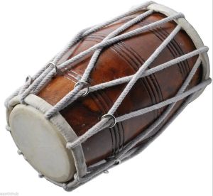 Handmade Indian Dholak Rope Folk Musical Instrument Drum