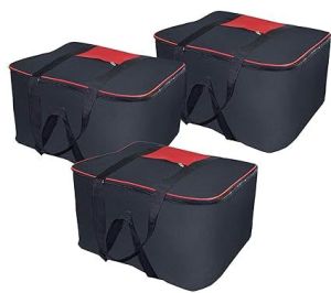 3 Pcs Combo Black Nylon Wardrobe Storage Bag