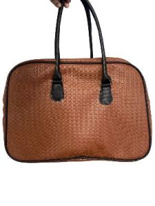 Rexine Brown Travel Bag