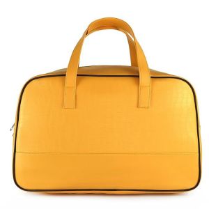 Rexine Yellow Travel Bag