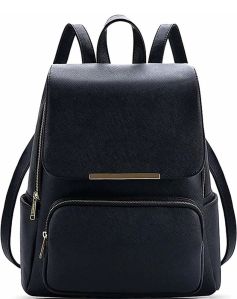 Plain Black Pithu Bag