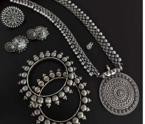 Oxidized Replica Jewellery Set