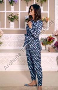 Ladies Cotton Co Ord Set