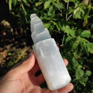 15 cm Selenite Crystal Stone Tower