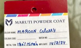 Maroon Glossy Powder Coating