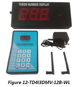 TD4I3DMV-12B-WL Token Display