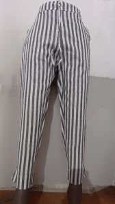 Ladies Cotton Stripe Pant
